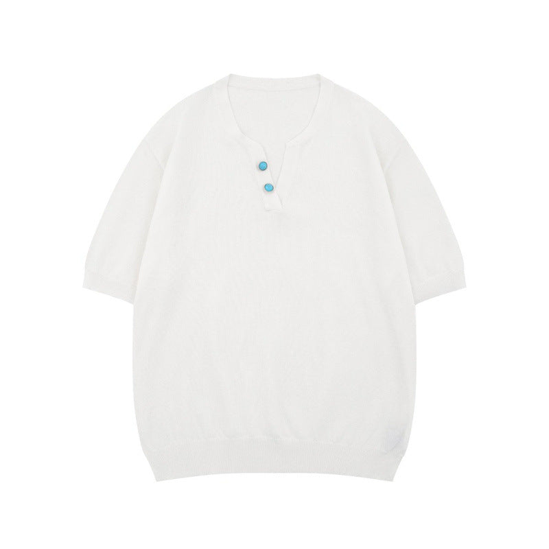 US drip outfits Summer Vintage Casual Loose Short Sleeve T-Shirts