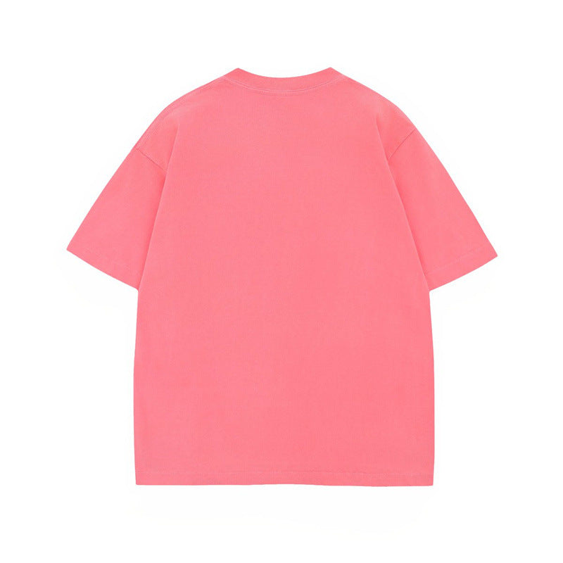 US drip outfits Summer Vintage Pussy Casual Loose Short Sleeve T-Shirts