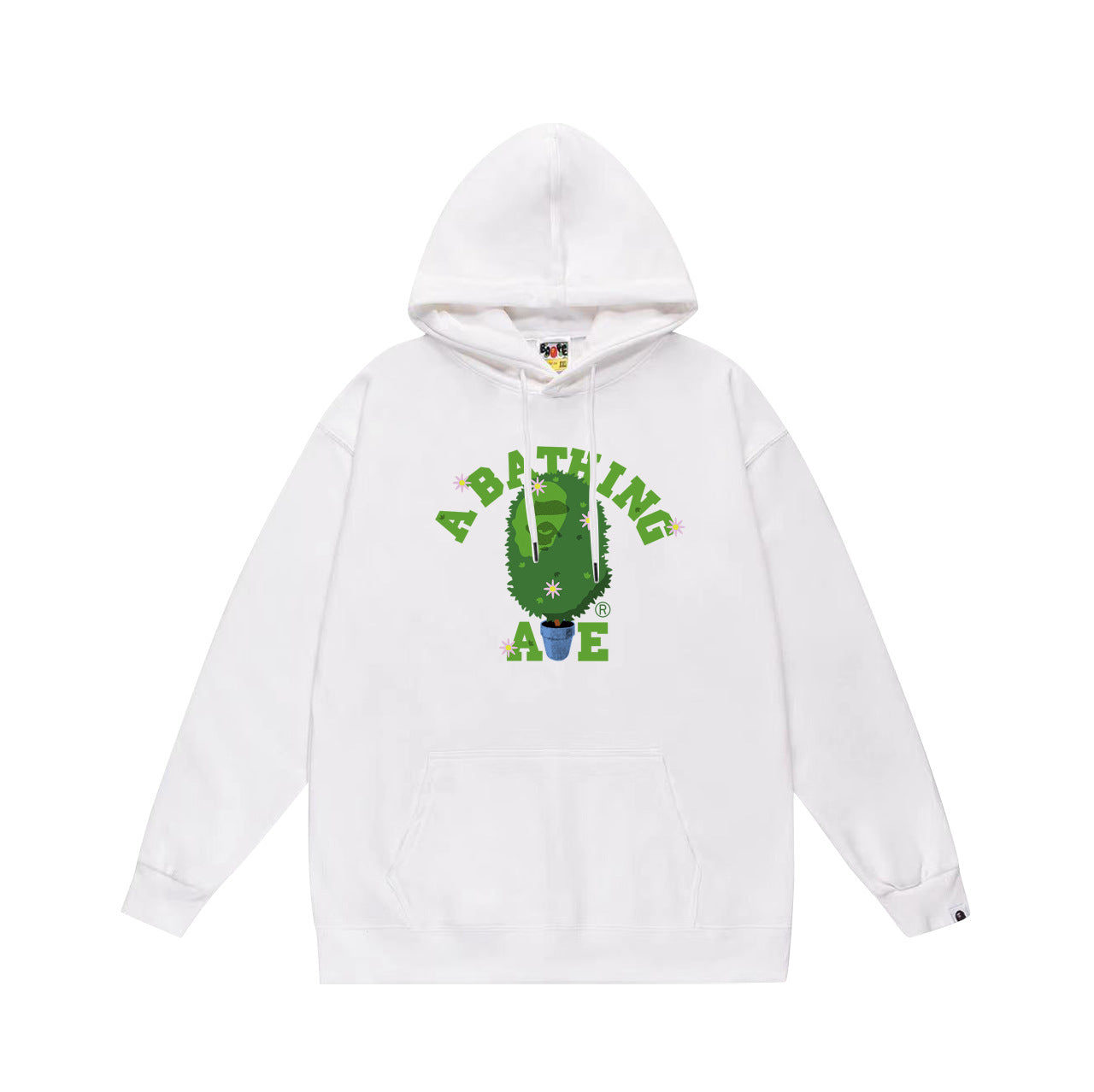 Ape Hoodie Autumn/Winter Letter Print Loose Hoodie Pullover Ape Sweater