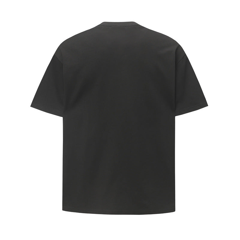 Hip Hop Shirts For Boys Letter Print Short Sleeve Casual T-Shirt Crew Neck Loose Top