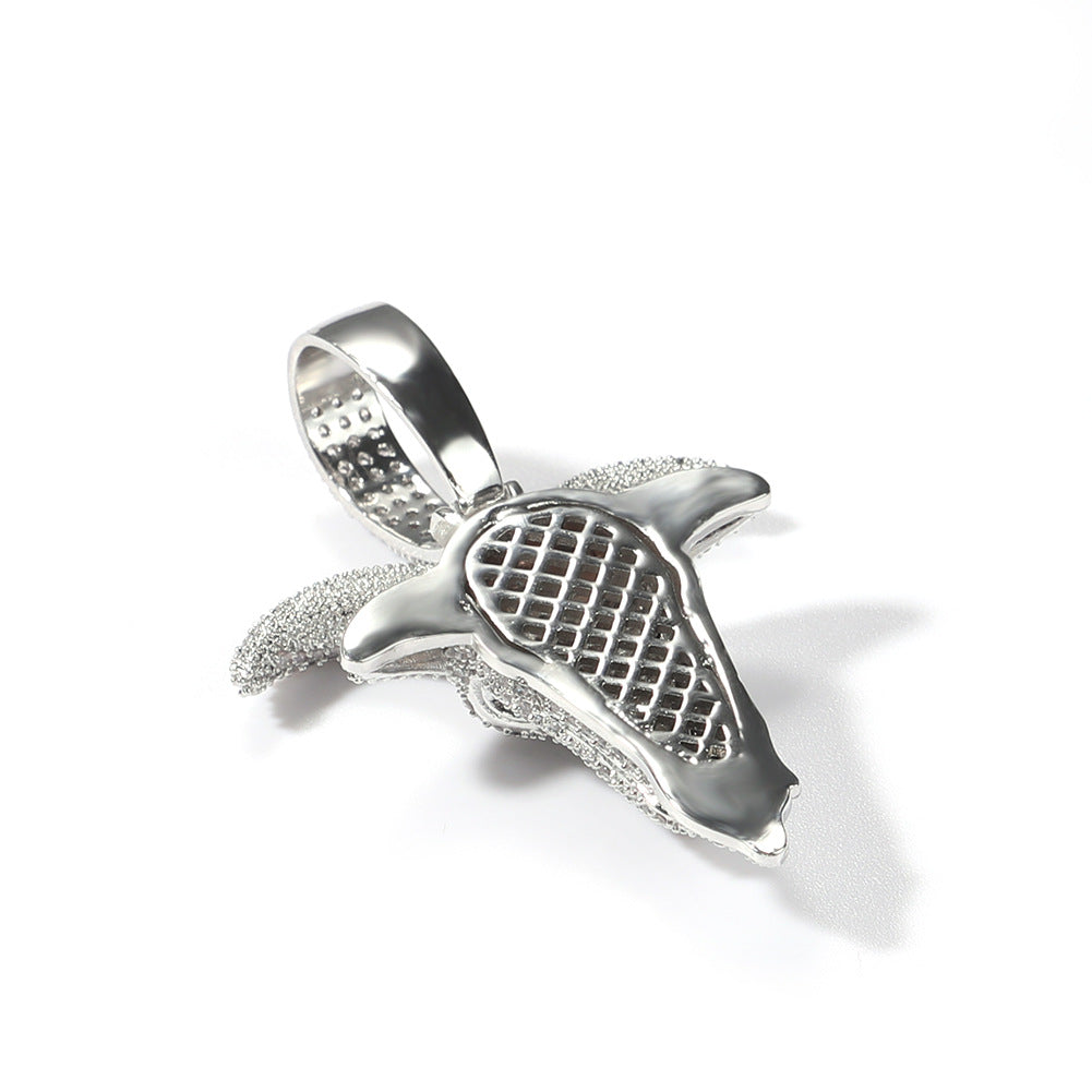 Jewelry Copper Zircon Goat Animal Men's Pendant Fashion Animal St. Valentine's Spectrum