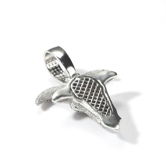 Jewelry Copper Zircon Goat Animal Men's Pendant Fashion Animal St. Valentine's Spectrum