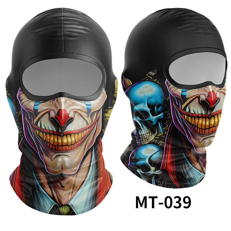 Cycling Windproof Hood Sunscreen Windproof Ice Silk Mask Men's and Women's Full Face