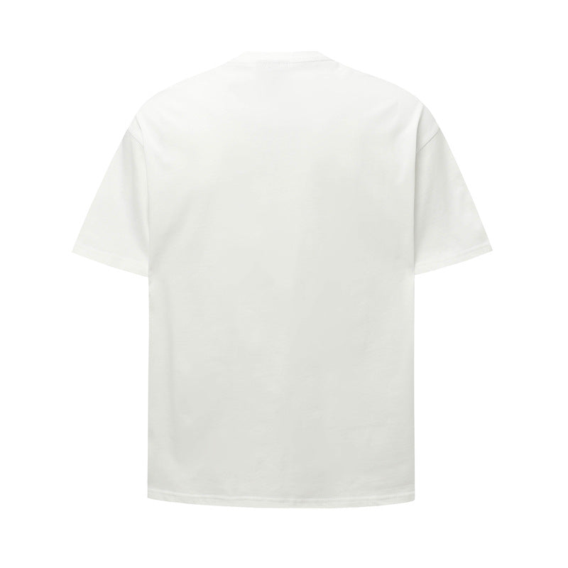 Hip Hop Shirts For Boys Letter Print Short Sleeve Casual T-Shirt Crew Neck Loose Top