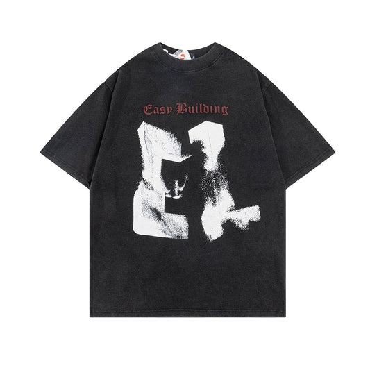Hip Hop Clothing Summer T-Shirt Short Sleeve