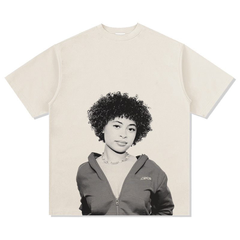 Marcas streetwear usa Ice Spice print short sleeve t-shirt