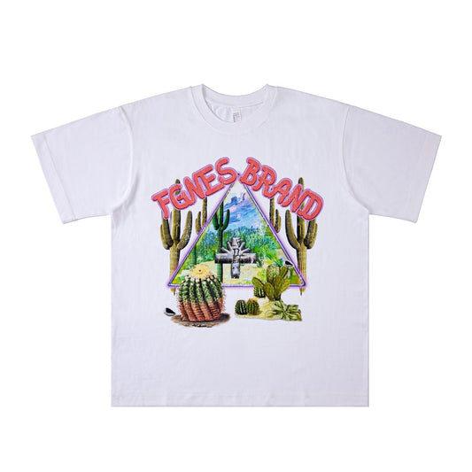 Vintage College Shirts Summer Letter Print Short Sleeve T-Shirts