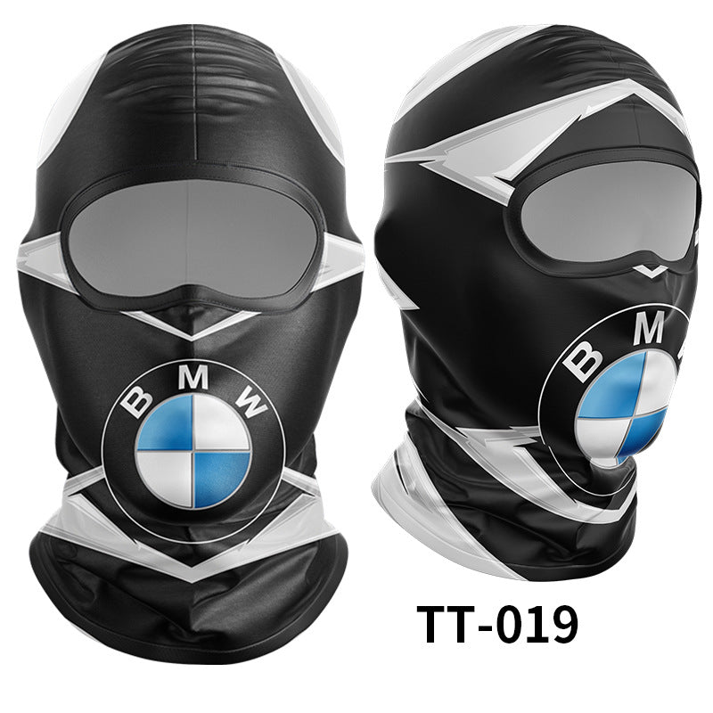 Cycling Windproof Hood Ice Silk Full Face Sunscreen