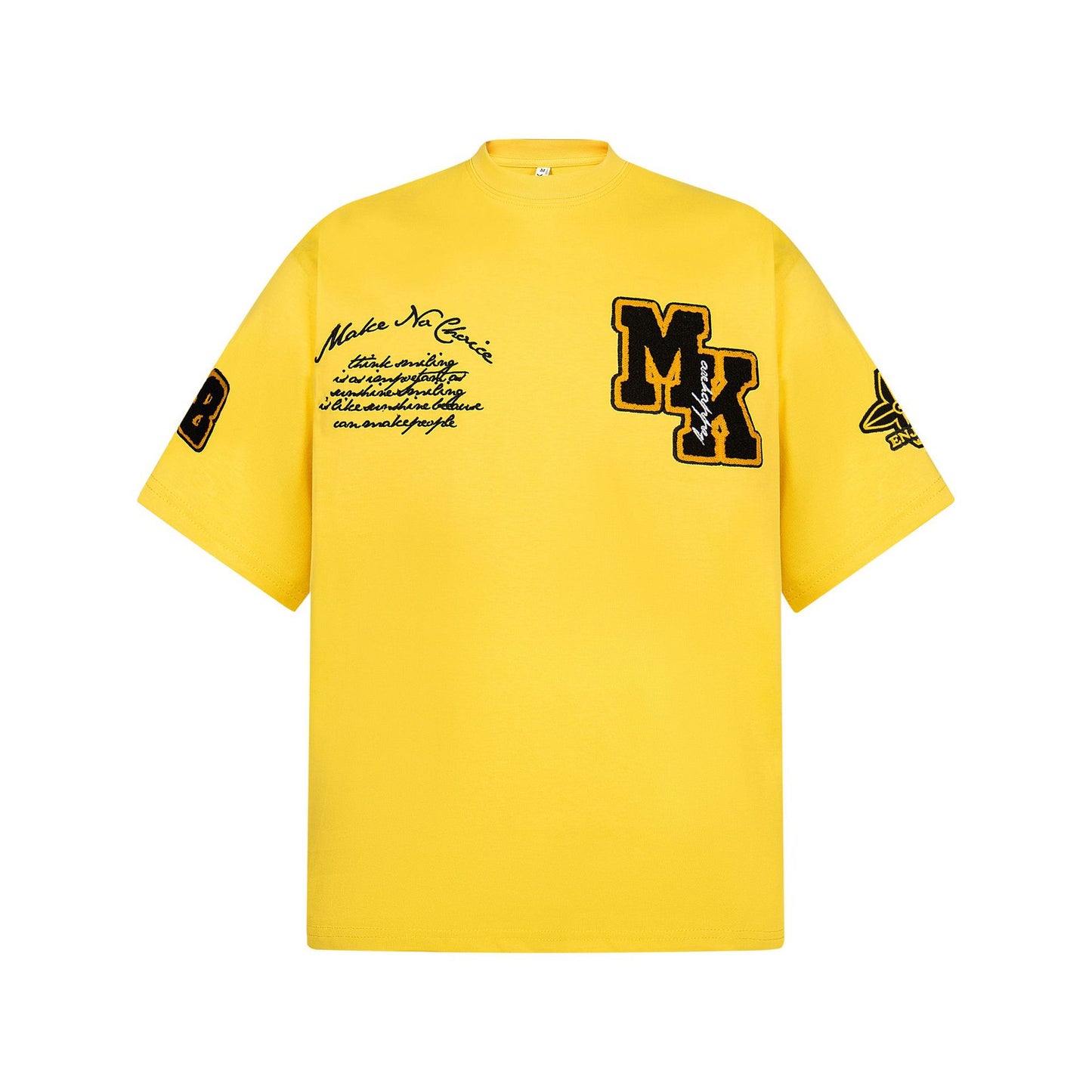 Ye T Shirt Summer Vintage Embroidery T-Shirt Short Sleeve