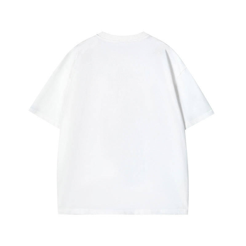Vintage Tišö Rt Cartoon Graffiti Short Sleeve T-Shirt