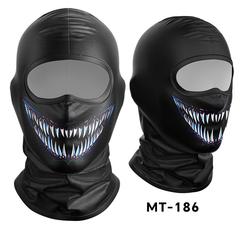 Cycling Windproof Hood Sunscreen Ice Silk Lining Cap Men's and Women's Face