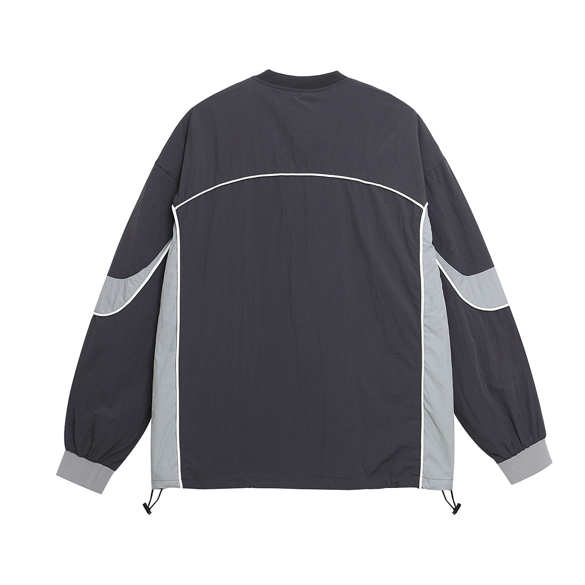Unisex long-sleeved shirt men's autumretro round neck