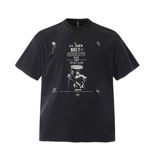Vestimenta De Los 90 Summer T-Shirt Vintage Old T-Shirt Short Sleeve
