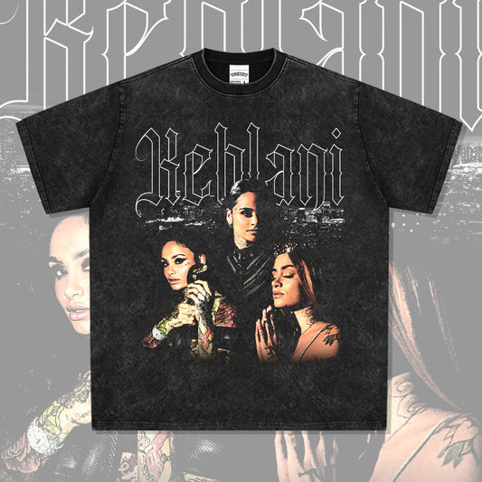 New york hip hop shop vintage hip hop kehlani print short sleeve t-shirt