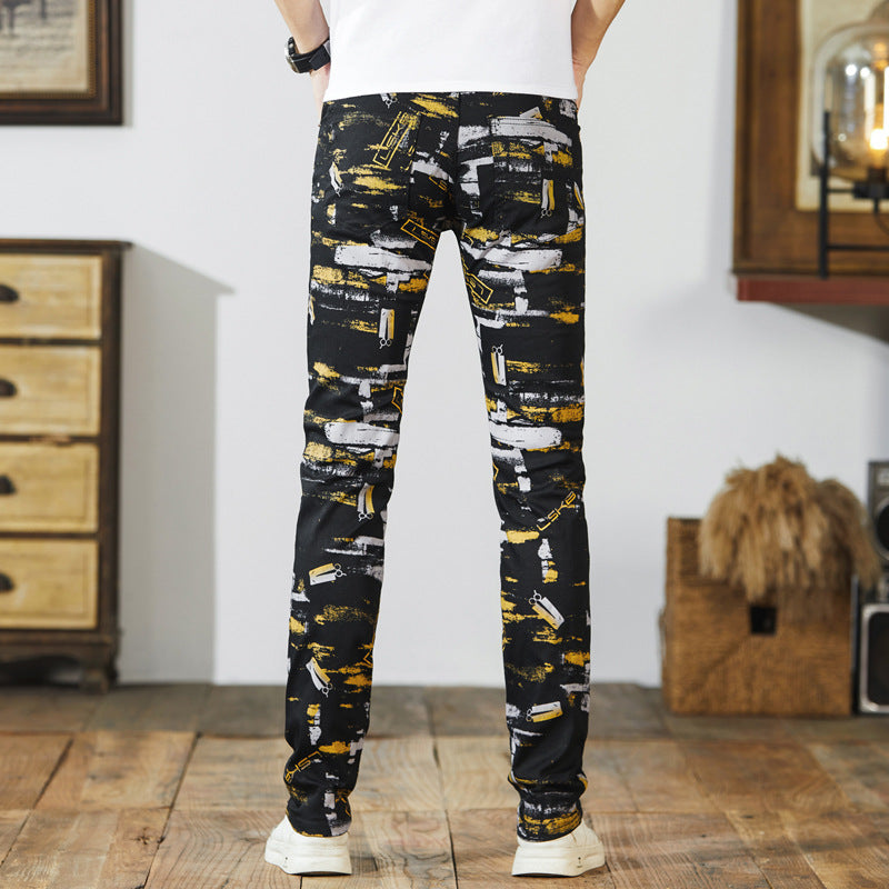 1990 Fashion Jeans Autumn Jeans Straight Pants Casual