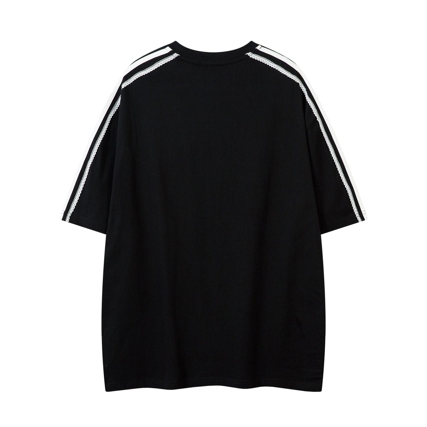 Retro Style Shirt For Men Summer Vintage Loose T-Shirt Short Sleeve