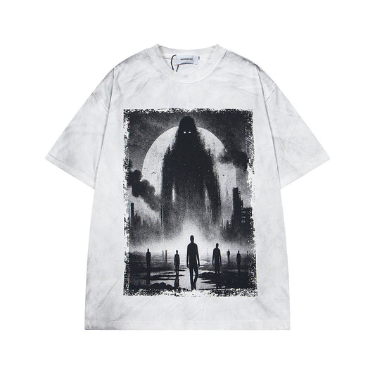 Retro Style Shirt For Men Summer T-Shirt Short Sleeve