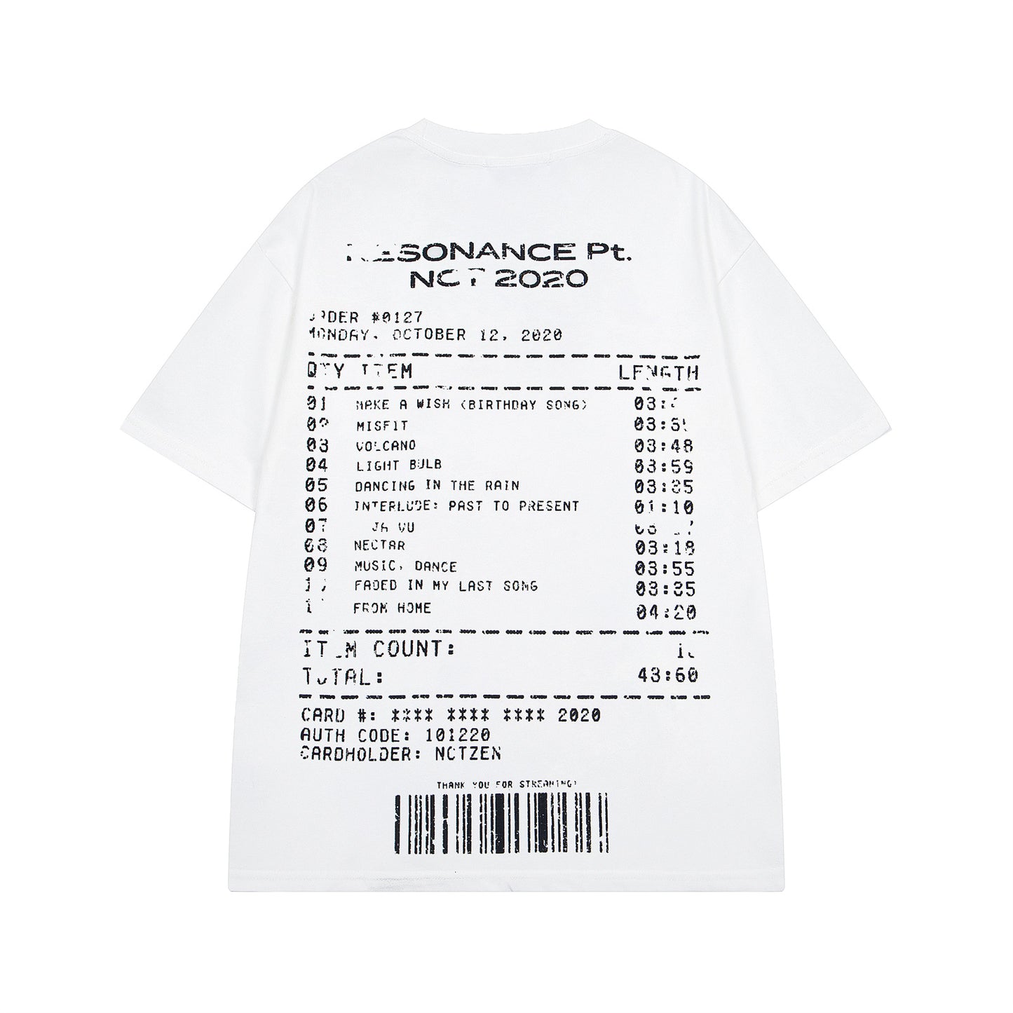 Nyc T Shirt Crew Neck Short Sleeve T-Shirt Summer Loose Casual Top