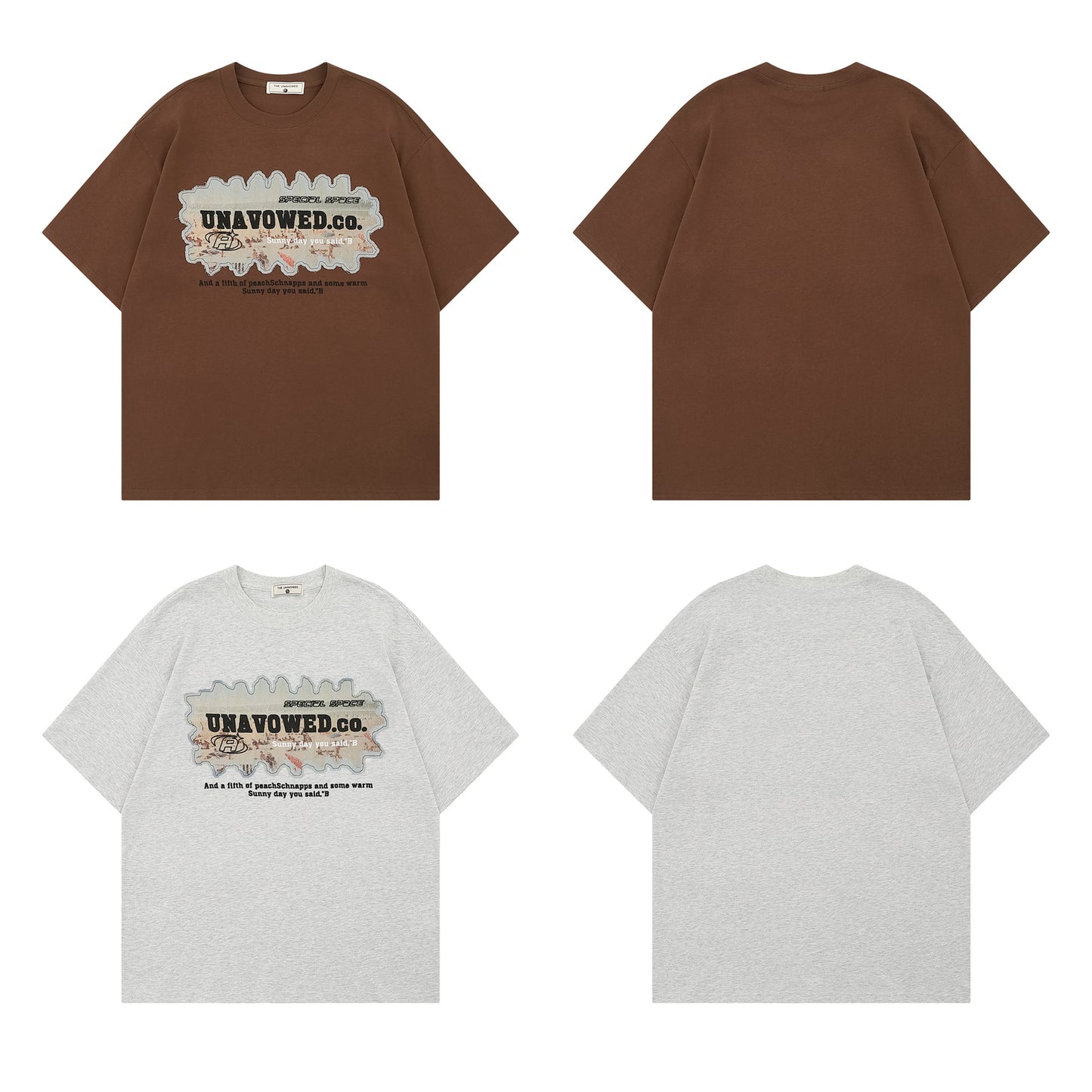 Vestimenta De Los 90 Vintage Embroidered T-Shirt Loose Short Sleeve
