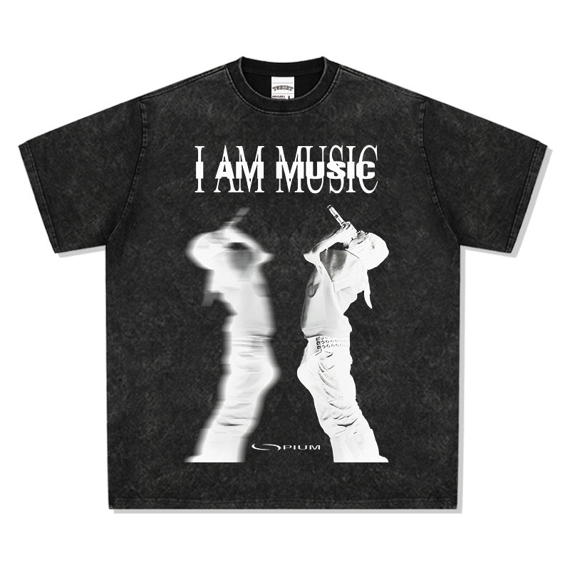 New york hip hop shop vintage hip hop playbois carti print short sleeve t-shirt