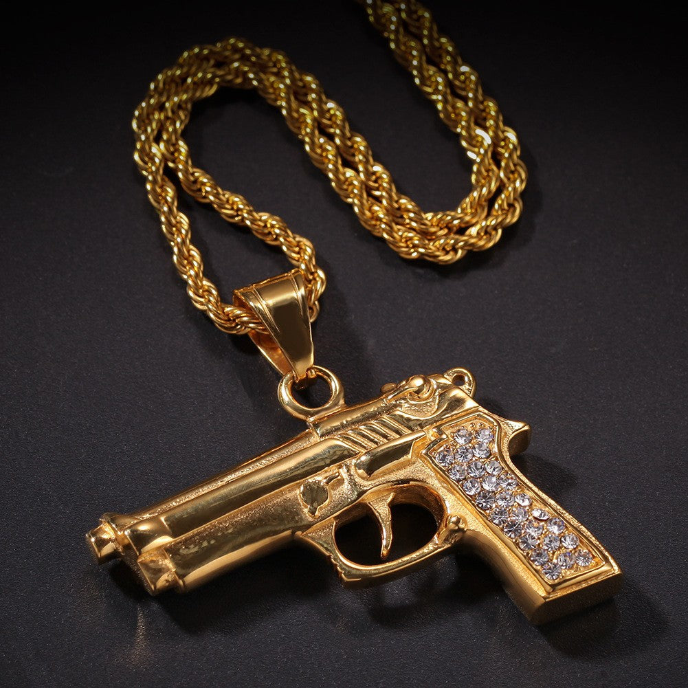 Jewelry Hip Hop Necklace Boxing Gloves Helmet Jersey Axe Hammer Pendant Necklace