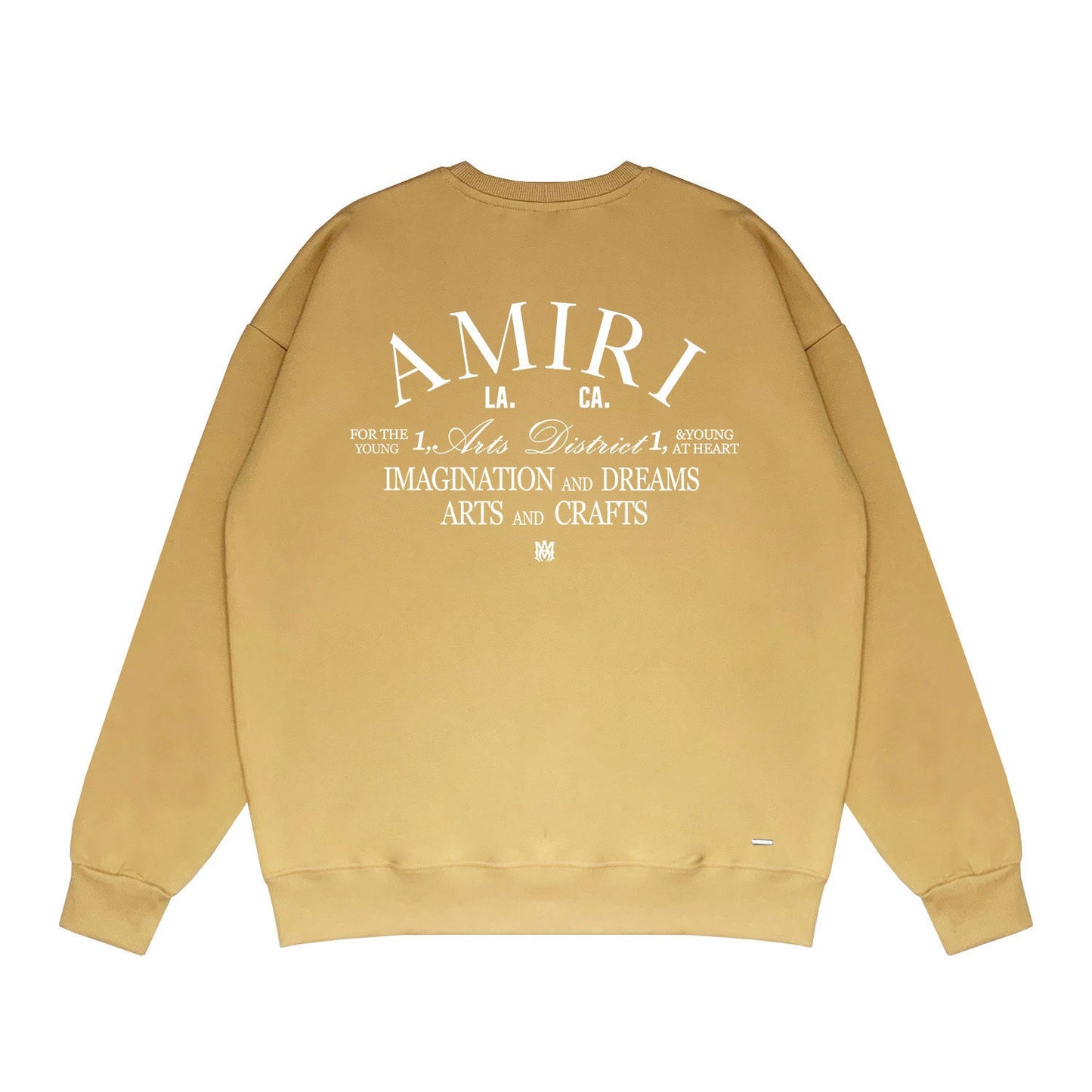 Amiri Long Sleeved Shirt Fashion Brand Crew Sweatshirts round Neck Sweater