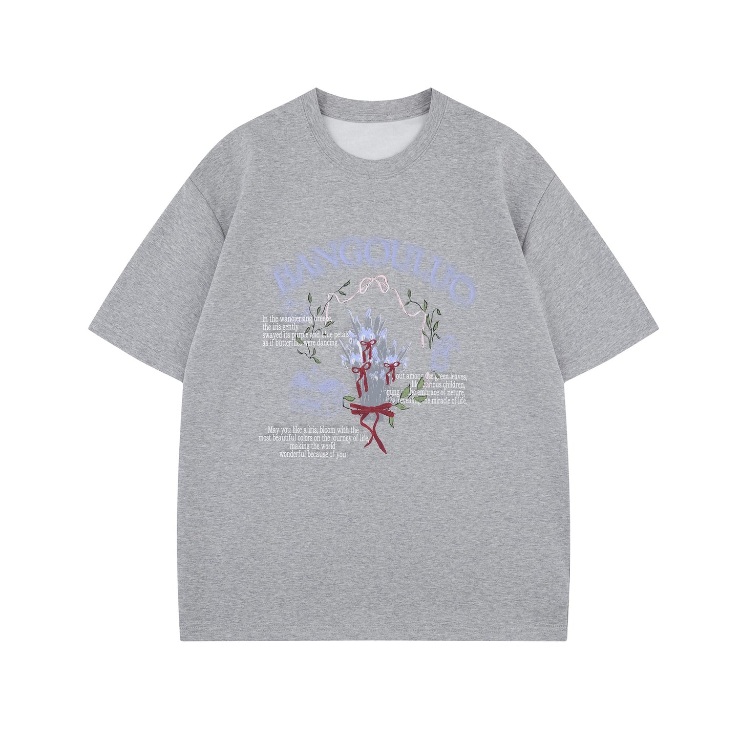 Unisex T-shirts Simple Premium Flower Pattern Design T-Shirts