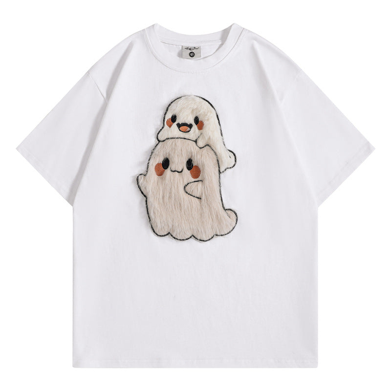 Camisetas streetwear Summer Vintage Casual Loose Short Sleeve T-Shirt