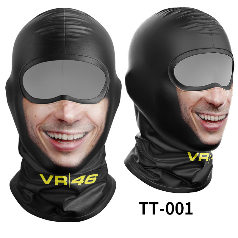 Cycling Windproof Hood Ice Silk Full Face Sunscreen