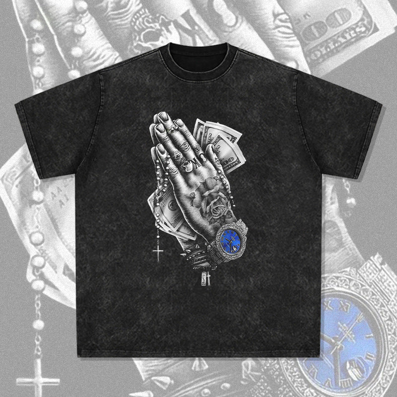 Cool t rapper short sleeve t-shirt oversize