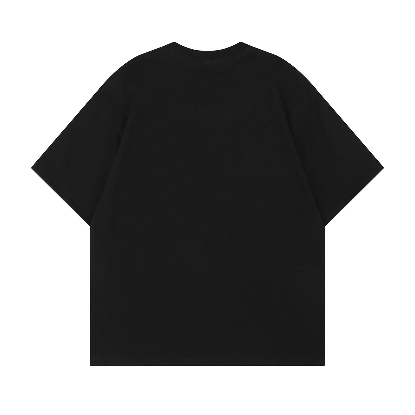 Distorted vintage hip hop loose crew neck t-shirt vintage loose short sleeves