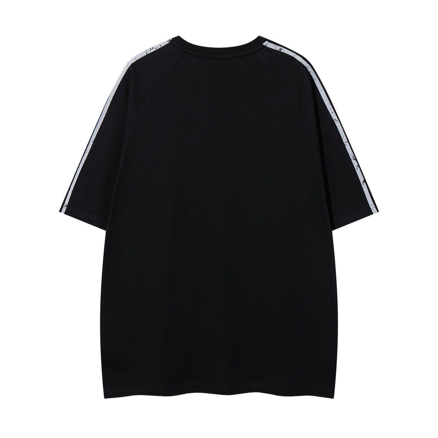Distorted vintage summer short sleeve t-shirt