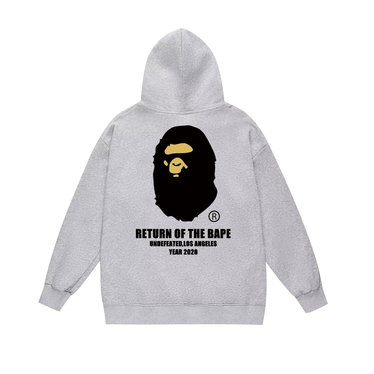 Ape Hoodie Autumn/Winter Letter Print Loose Hoodie Pullover Ape Sweater
