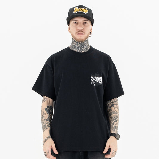 Vintage 90s Hip Hop Clothing Summer Short Sleeve T-Shirt