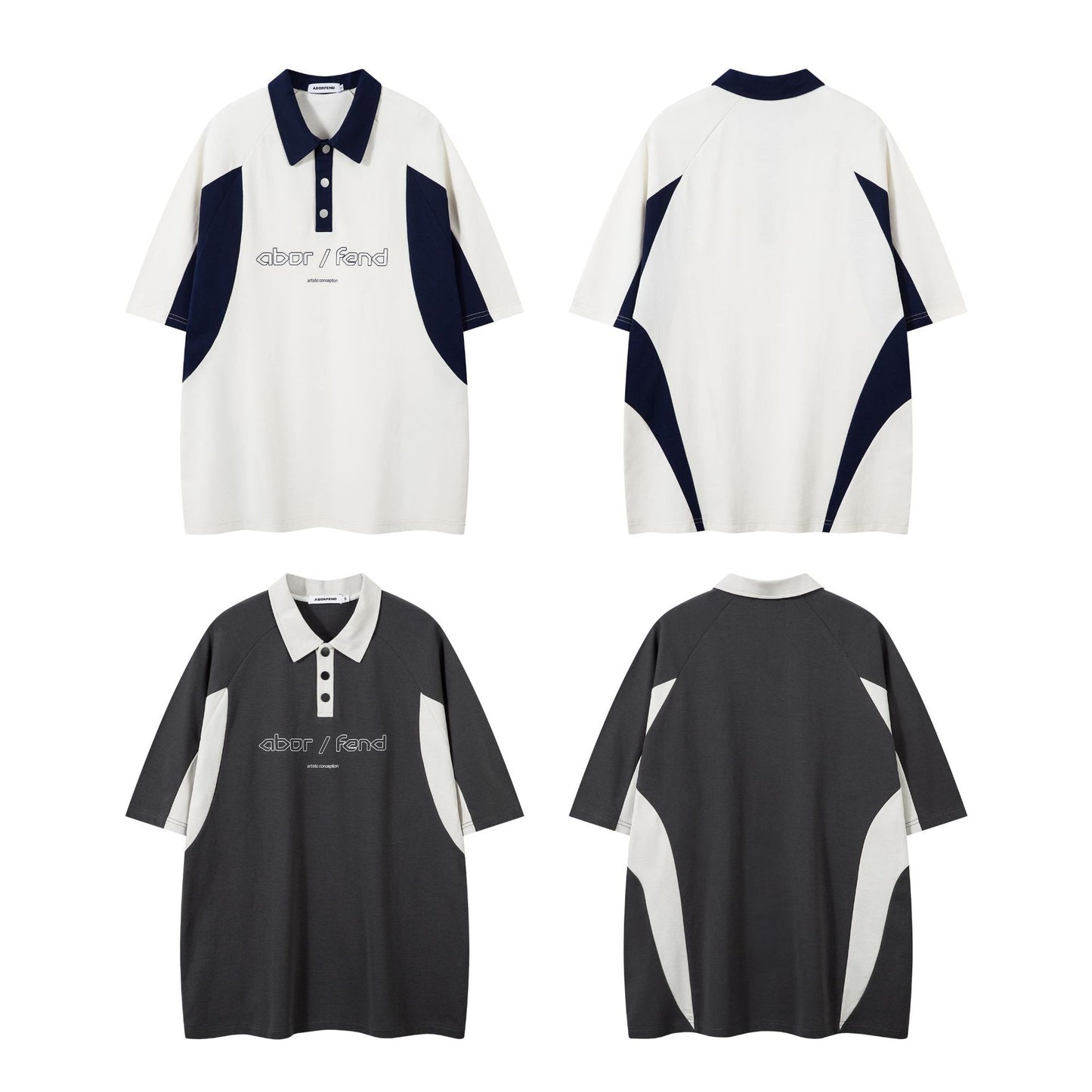 Vestimenta De Los 90 summer t-shirt lapel polo shirt