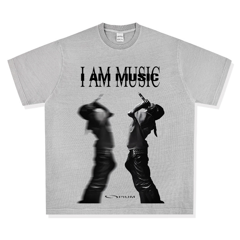 New york hip hop shop vintage hip hop playbois carti print short sleeve t-shirt