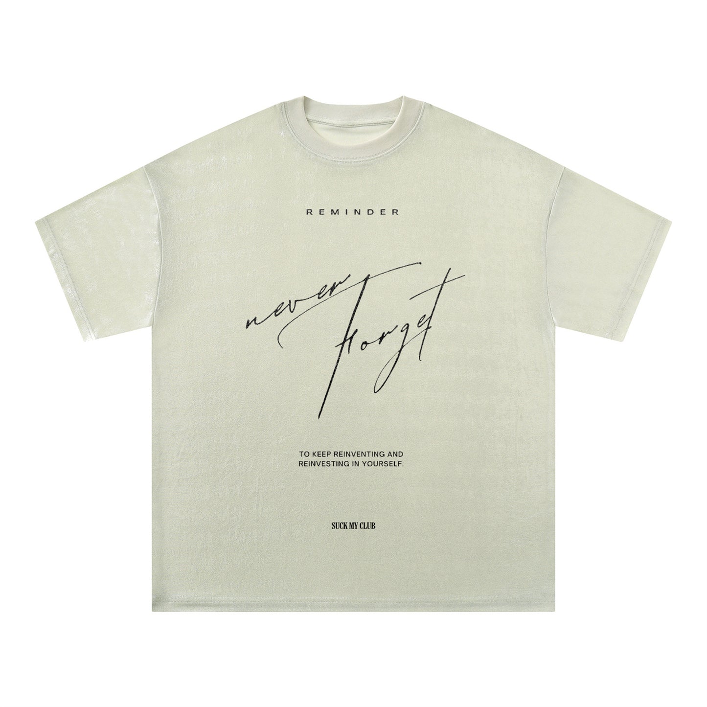 Distorted vintage crew neck short-sleeved t-shirt summer loose casual top