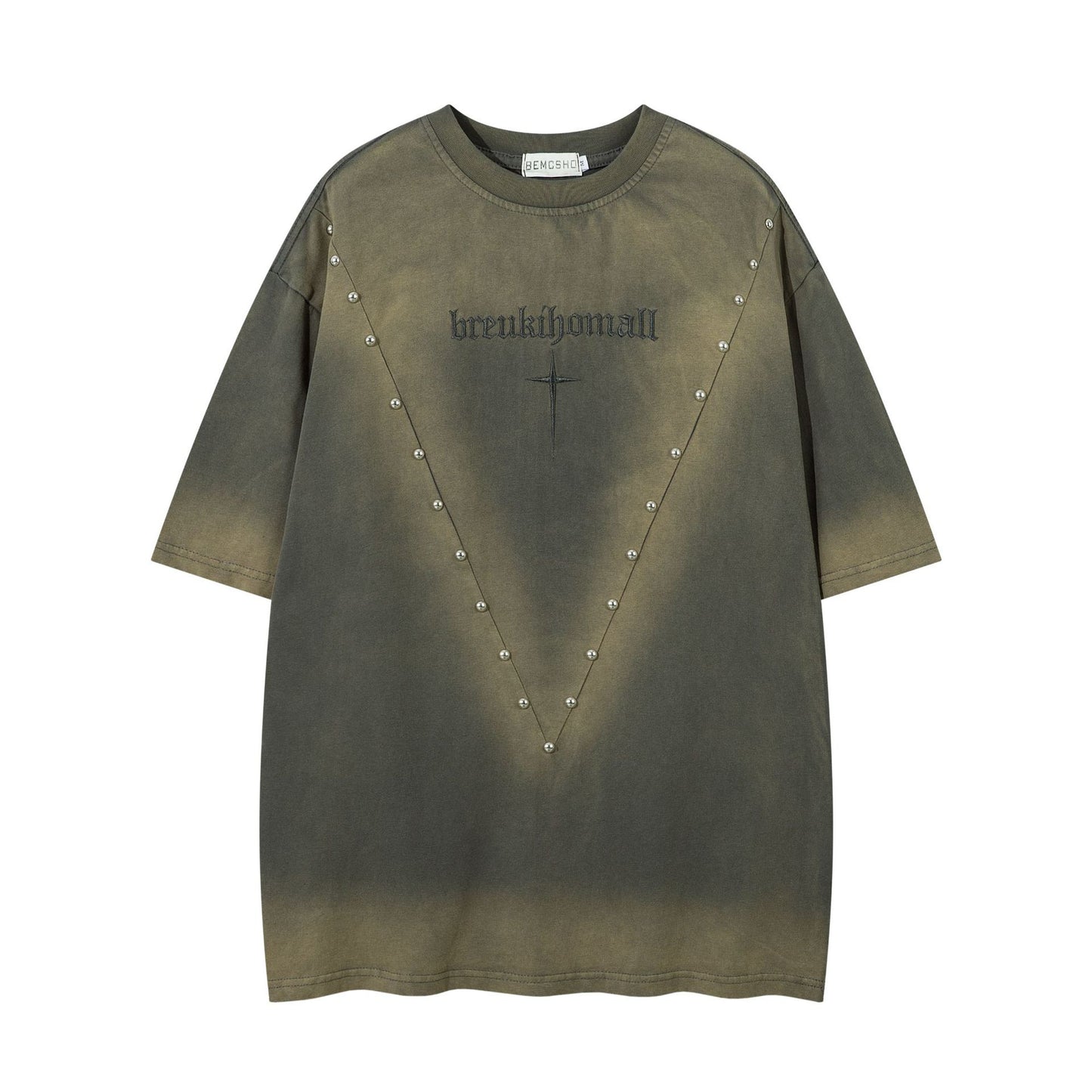 Hip hop shirt summer vintage t-shirt short sleeve loose top