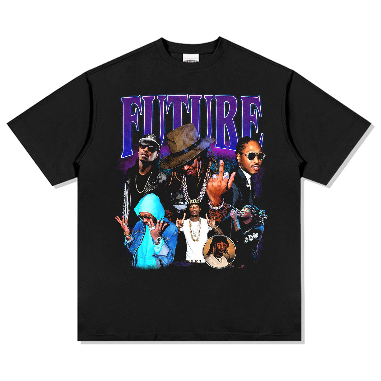 Marcas streetwear usa future print t-shirt
