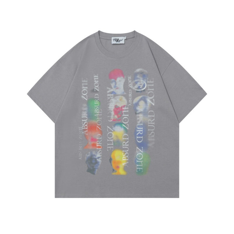 Camisetas streetwear summer vintage avatar print casual loose short sleeve T-Shirt