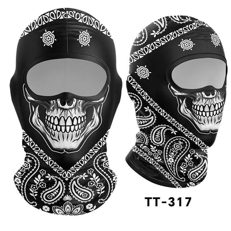 Cycling Windproof Hood Sunscreen Mask Scarf Integrated Lining