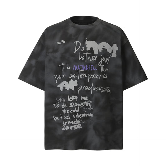 Unisex T-shirts Summer Letter Men's Loose Short Sleeve T-Shirt