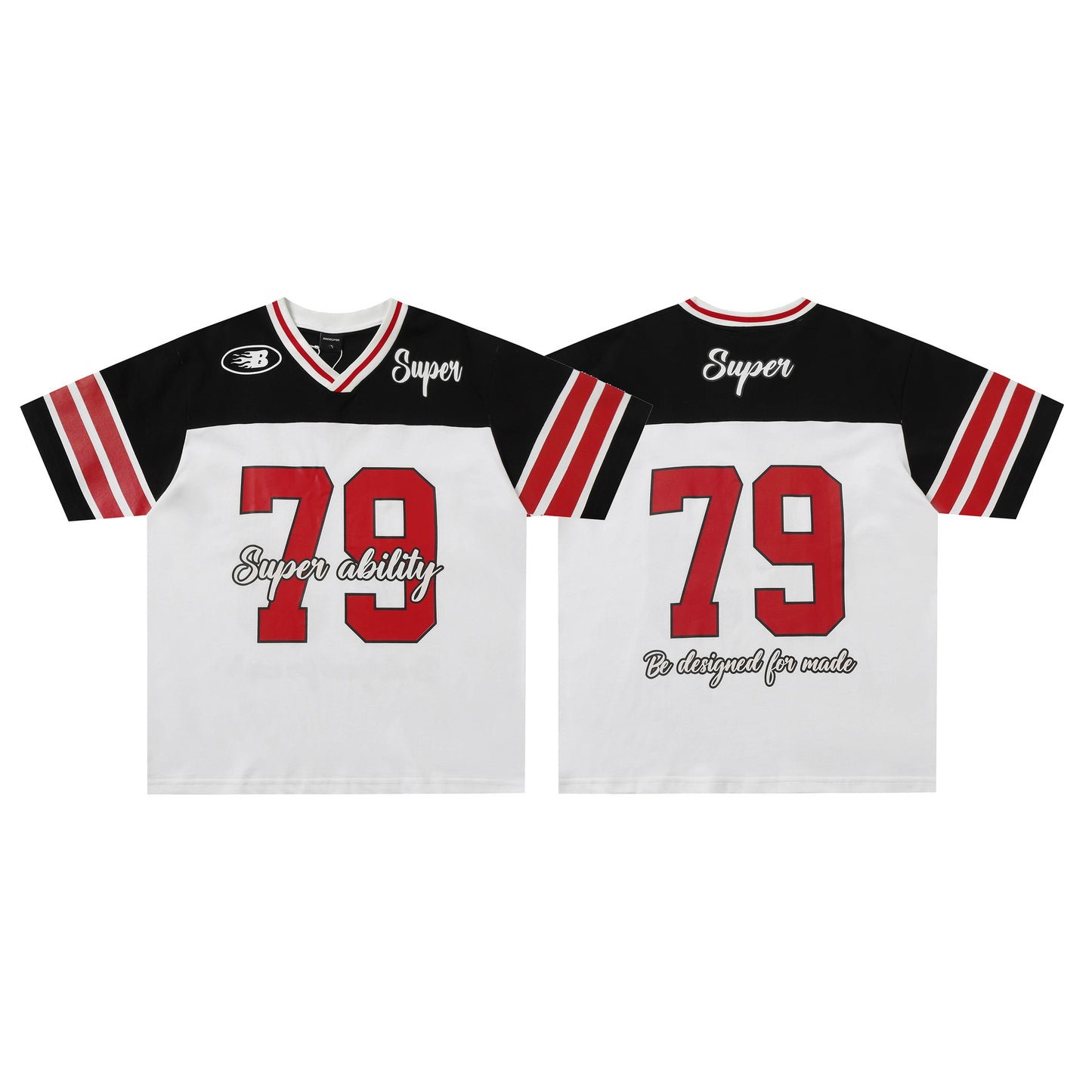 Hip Hop Clothing Summer Loose Short Sleeve T-Shirt
