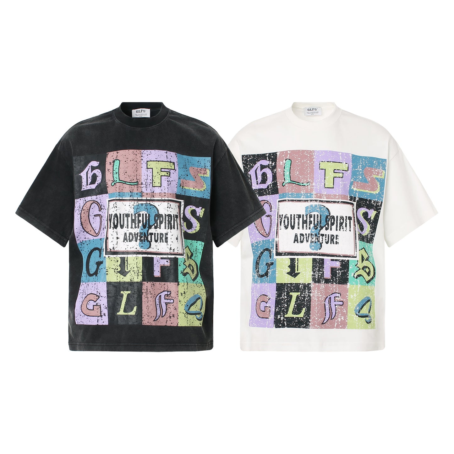 Unisex T-shirts Summer Color Fun Picture Men's Loose Short Sleeve T-Shirt
