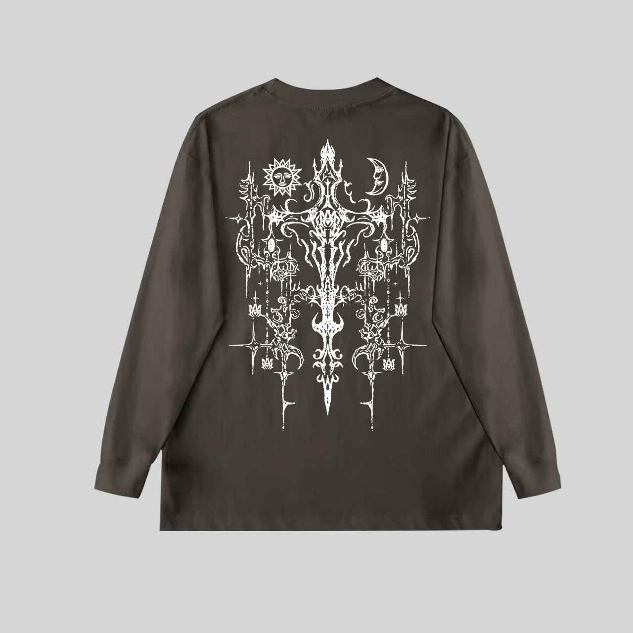 Amiri Sweatshirt AMI pattern print crew neck long sleeve men and women