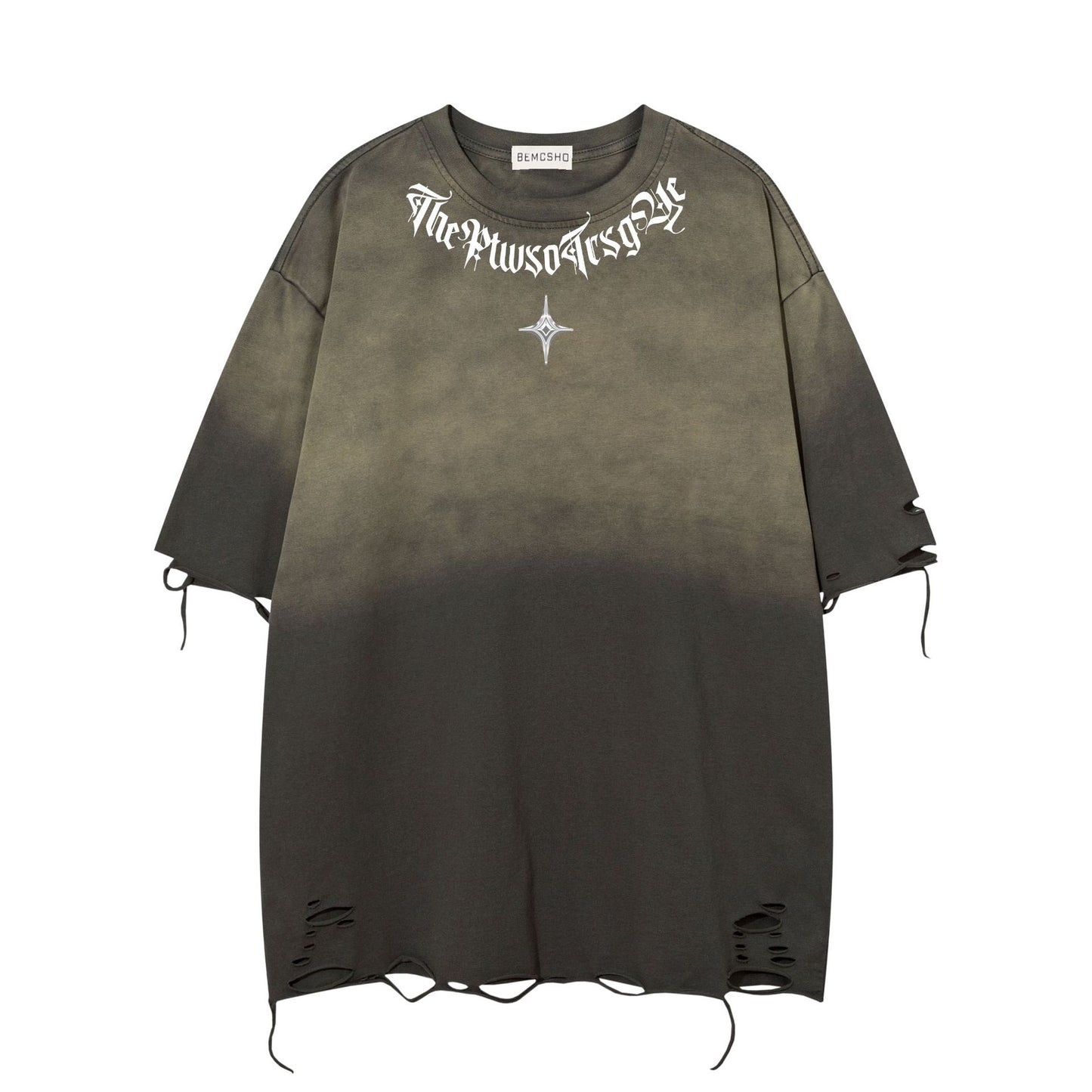 Hustle vintage summer wash short sleeve t-shirt