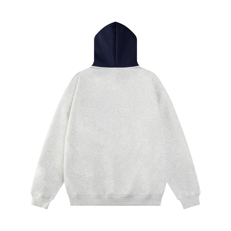 Streetwear Hoodie Sweater Spring Color Letter Print Loose Hoodie
