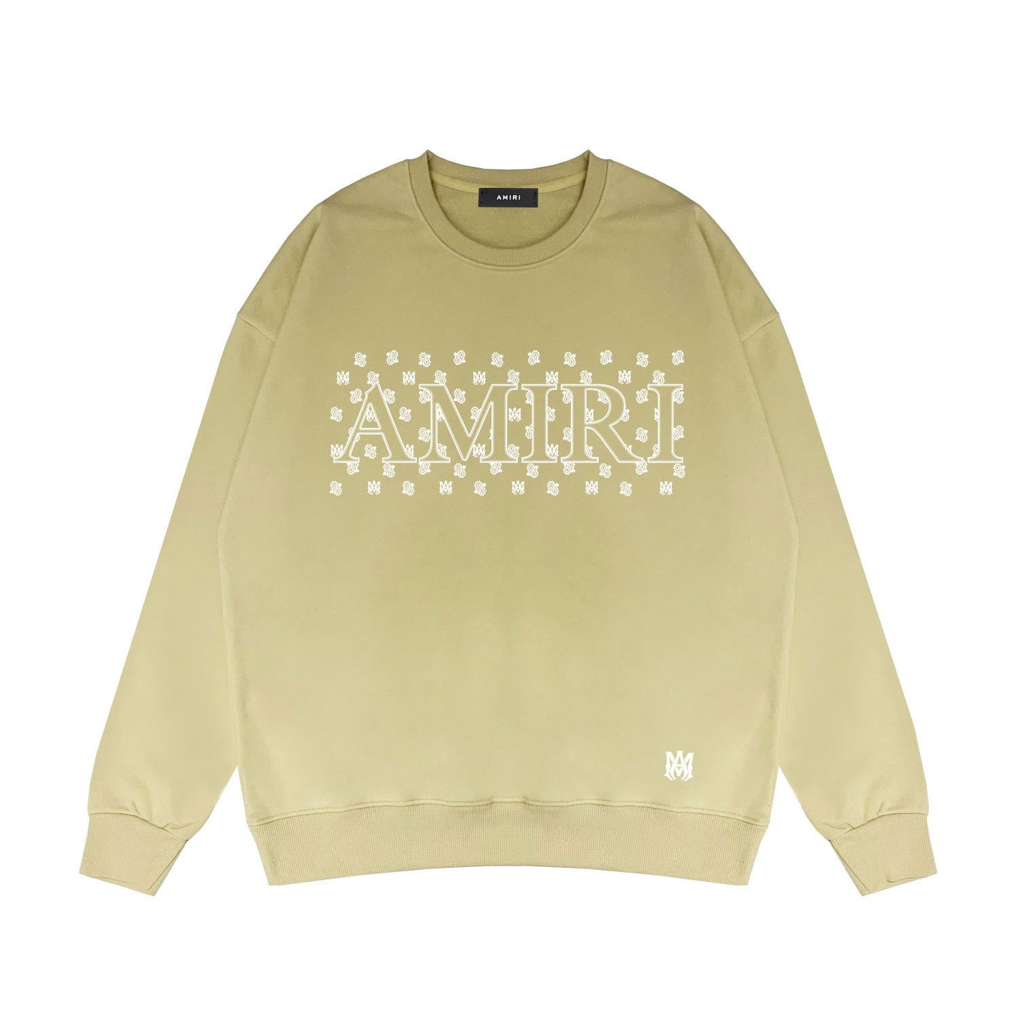 Amiri Long Sleeved Shirt Fashion Brand Crew Sweatshirts round Neck Sweater