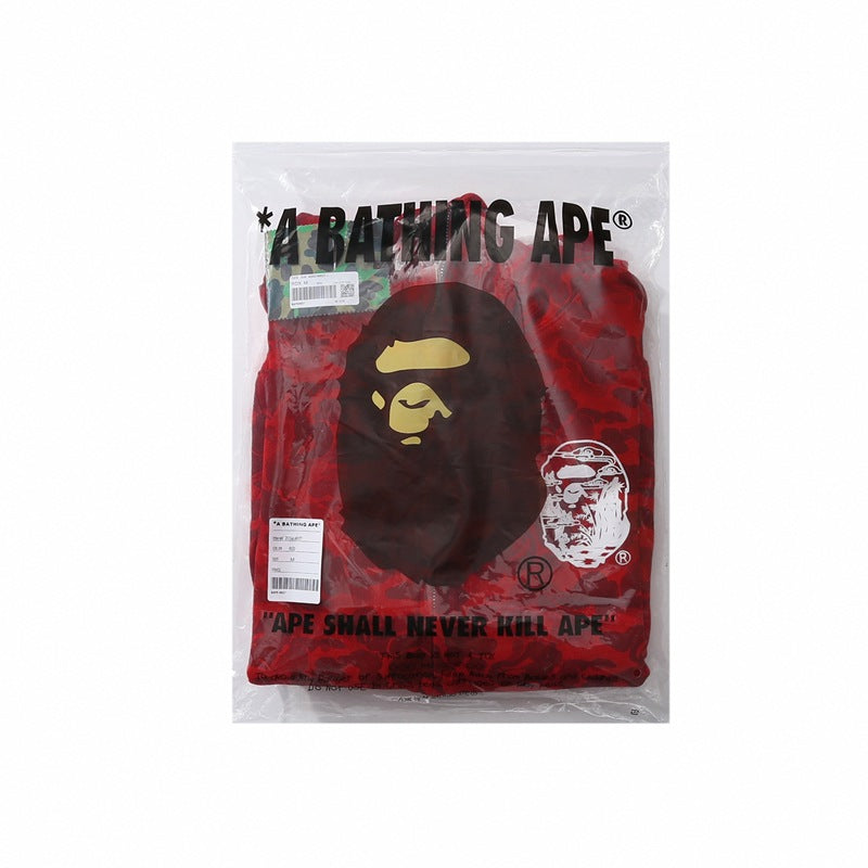 Ape Hoodie Anniversary Full Zip Hoodie Camo Shark Hooded Sweater Jacket