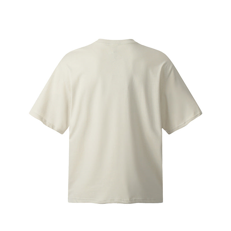 Marcas De Streetwear Graffiti Letter Print Short Sleeve T-Shirt